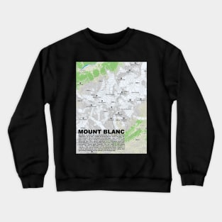 Mont Blanc Majesty: Alpine Apex Crewneck Sweatshirt